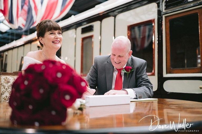 York Railway Museum Weddings | York Wedding Photographer | Sue & Russell